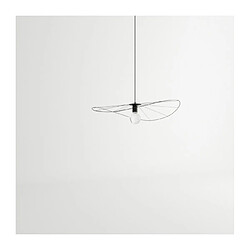 Luminaire Center Suspension Eskola Acier Noir 1 ampoule 150cm