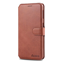 Etui en PU marron pour Samsung Galaxy A50