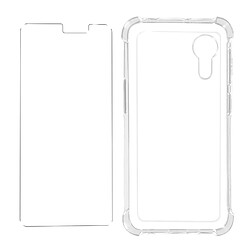 Avizar Pack Protection Samsung Galaxy Xcover 5 Coque Souple et Verre Trempé transparent