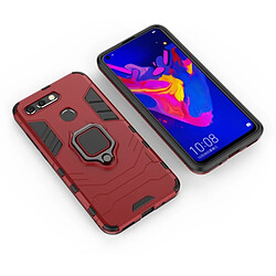 Acheter Wewoo Coque Housse de protection antichoc PC + TPU pour HuHonor View 20, avec support d'anneau magnétique (rouge)