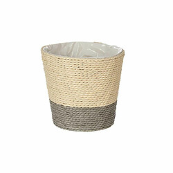 Ibergarden Cache-pot Gris Corde Plastique 14 x 12,5 x 14 cm (24 Unités)