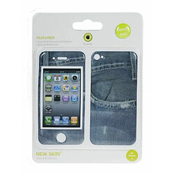 iCandy Vintage Jeans Film de protection écran pour iPhone 4