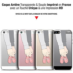 Avis Caseink Coque arrière Apple iPhone 5/5s/SE (4 ) Gel HD [ Nouvelle Collection - Souple - Antichoc - Imprimé en France] A Deux Mon Bébé