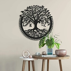 DEKORY Arbre de la vie mural en métal, Art pour Cadeau - 68x70 cm