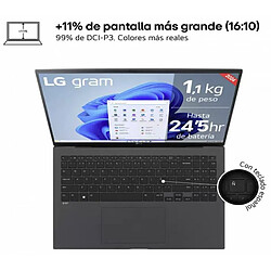 Ordinateur Portable LG 16Z90S-G.AD7BB 16" Intel Core Ultra 7 155H 32 GB RAM 2 TB SSD