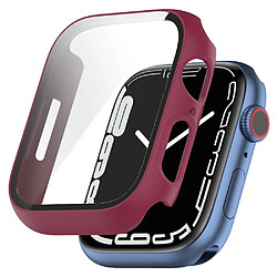 Coque en TPU anti-griffes, rouge vin pour votre Apple Watch Series 7 41mm