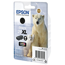 Epson Singlepack Black 26XL Claria Premi 26XL cartouche dencre noir haute capacite 12.2ml 500 pages 1-pack RF-AM blister