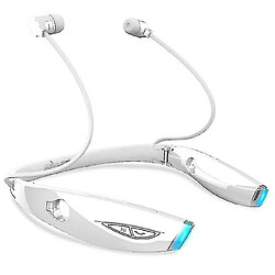 Universal Casque bluetooth sans fil sport (blanc)