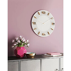 Avis Karedesign Horloge murale Leonardo blanche et dorée Kare Design