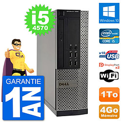 PC Dell OptiPlex 7020 SFF Intel i5-4570 RAM 4Go Disque Dur 1To Windows 10 Wifi - Occasion