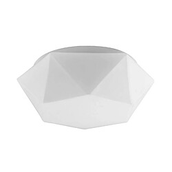 EPIKASA Plafonnier Gea, Blanc, Verre, 35x35x12,5 cm