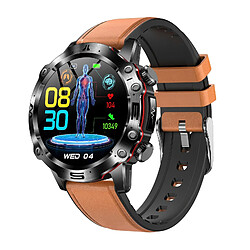 Yonis Montre Connectée Écran AMOLED Appels Bluetooth ECG