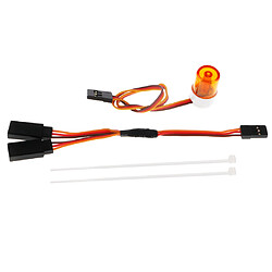 voiture multifonctions rc led alarme stroboscopique clignotant led orange