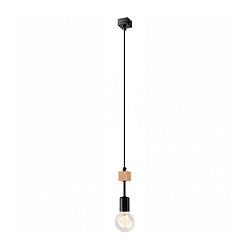 Lumière Suspension design Orazio Bois,acier Noir 1 ampoule 895cm