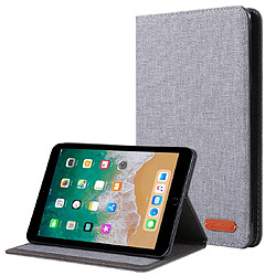 Wewoo Housse Étui Coque Pour iPad Mini 4/3/2/1 en cuir PU avec support et fentes cartes gris