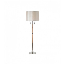 Endon Lampadaire Altesse, bois, avec abat-jour