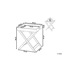 Avis Beliani Table basse grise CHESTER