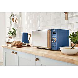 Micro-ondes Digital 20L Design Moderne Nordic, 800, Bleu, SWAN, SM22036BLUNEU