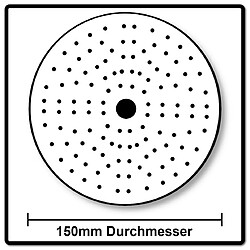 Mirka IRIDIUM Disques abrasifs auto-agrippants 150mm G40 - 50 pcs (246CH05040)