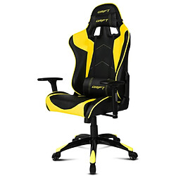 Drift Gaming DR300BY Siège Gamer Accoudoir Inclinable Simili Cuir Jaune