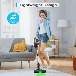 None Aspirateur sans fil MOOSOO YC1,12000Pa, jusqu'à 40 minutes d'autonomie, écran LED pas cher