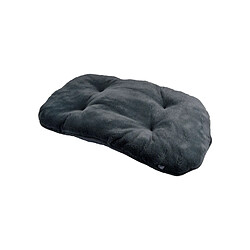 Toilinux Coussin doux réversible Happy pour chien et chat - Gris anthracite - Long 77 cm