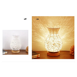 Universal Lampe USB moderne en bois longueur 5W décoration table de nuit lampe vase pot porte-fleurs salle à manger salon chaude LED |