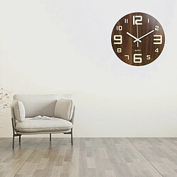 Avis Horloge Murale Lumineuse 12 '' Horloge De Nuit à Quartz Silencieuse Pour Chambre à Coucher Grands Chiffres 1