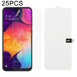 Wewoo Film protecteur avant à couverture intégrale en d'hydrogel doux de 25 PCS avec alcool coton + carte à gratter pour Galaxy A40