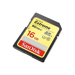 Carte mémoire SD SANDISK SDHC Card 16Go 60MB/s Class 10 UHS-I