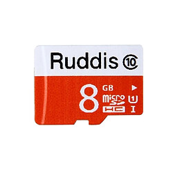 Wewoo Carte mémoire Ruddis 8 Go haute vitesse classe 10 TF / Micro SDXC UHS-1 U1