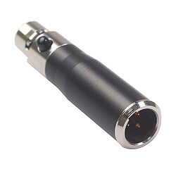 Connecteur 3 Broches MINI XLR Mâle et 4 Femelle XLR Prise pour Microphone Câble DMX Audio XLR Adaptateur