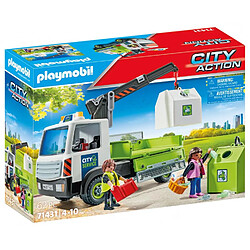 Playmobil® 71431 Camion-grue de recyclage de verre