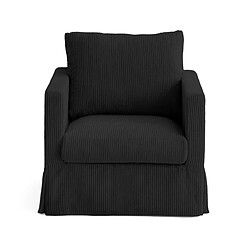 Avis Lisa Design Serena - housse en velours côtelé pour fauteuil