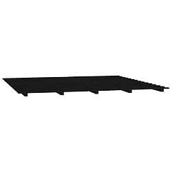 Avis vidaXL Cadre de lit sans matelas noir 180x200 cm bois massif de pin