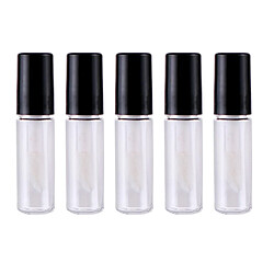 5x 2ml Flacon Mascara Vide/ Tube Brillant à Lèvres DIY Bouteille Rechargeable Cosmétique Liquide Petite Taille