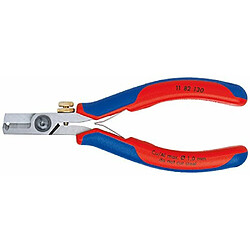 KNIPEX 11 82 130 Ciseaux à dénuder pour applications électroniques