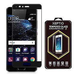 Xeptio Huawei P10 LITE : Protection d'écran FULL Cover en verre trempé - Tempered glass Screen protector noir