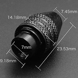 Avis Wewoo Rectifieuse électrique M7 x 0.75mm 0.3-3.2mm Outil rotatif sans clé Mandrin à trois mâchoires long