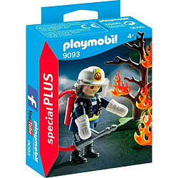 Playmobil Pompier avec arbre en feu - WDK