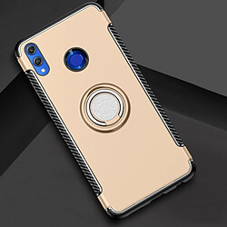 Wewoo Coque Etui de protection magnétique pour support bague rotation à 360 degrés pour HuHonor 8X (or)