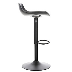 Avis Decoshop26 Lot de 2 tabourets de bar pivotant design moderne plastique noir 10_0000317