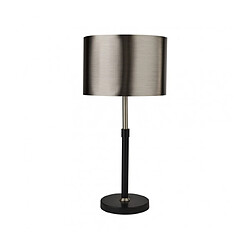 Searchlight Lampe de table Table Acier doux Noir mat 1 ampoule 61,5cm