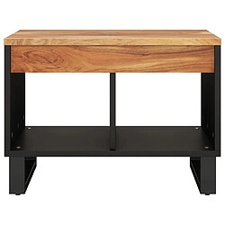 Avis Maison Chic Table basse,Table Console Table d'appoint, Table pour salon 55x50x40 cm bois d'acacia massif -MN11121