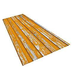 Acheter Tapis De Sol Tapis De Maison Moderne Tapis Rustique Runner Jaune (60x180cm)