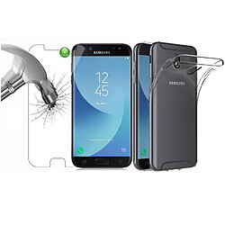 Ipomcase Coque de protection pour Samsung Galaxy J7 2017 avec Protection d'écran en Verre Trempé