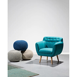 Beliani Fauteuil Melby - Turquoise