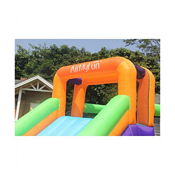 Acheter Airmyfun Château Gonflable Toboggy avec toboggan XXL et mur d'escalade, Surface 435x200x220 cm - souffleur et sac de rangement inclus