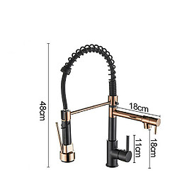 Robinet de Cuisine à Ressort en Spirale Pivotant à 360 pas cher