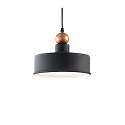 Ideal Lux Suspension Triade Métal Noir 1 ampoule 36cm